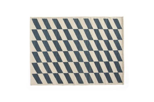 HAY Shift Kelim Rug 140x200 - Blue