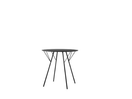 &Tradition RFH Terrace RD5 Outdoor Dining Table Ø: 75 cm - Black