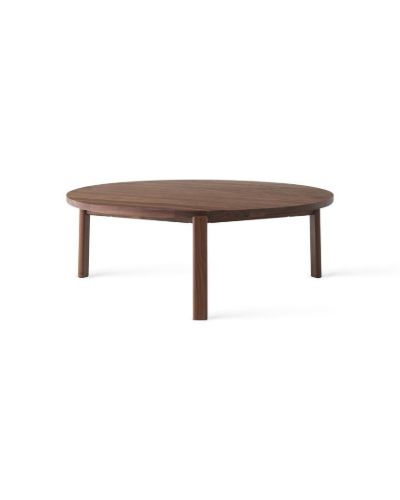 Audo Copenhagen Passage Lounge Table Ø: 90 cm - Walnut