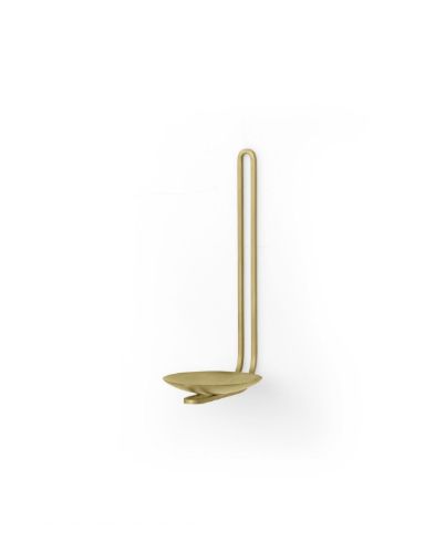 Audo Copenhagen Clip Tealight Candle Holder Wall H: 20 cm - Brass