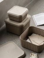 Billede af Blomus Redo boxes Set 2 Small 23,5x23,5 cm - Moulded Paper Pulp