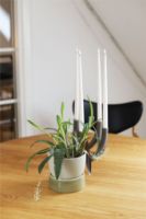 Billede af Ro Collection Two Tone Planter Small Ø: 16 cm - Artichoke Green
