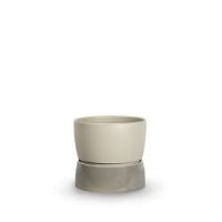 Billede af Ro Collection Two Tone Planter Small Ø: 16 cm - Dune Grey