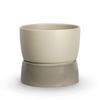 Billede af Ro Collection Two Tone Planter Floor Large Ø: 34 cm - Dune Grey
