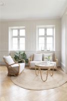 Billede af Sika Design Charlottenborg 2-Pers. Sofa B: 137 cm - Natur Rattan/Tempotest White