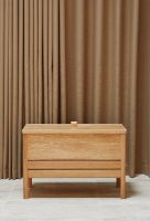 Billede af Form & Refine A Line Storage Bench 68 B: 68 cm - White Oiled Oak