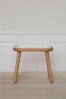 Billede af Umage Paff Table Low H: 27 cm - Oak/Pearl White
