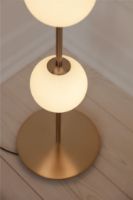 Billede af Umage Audrey Floor Gulvlampe H: 128 cm - Plated Brass/White OUTLET