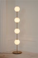 Billede af Umage Audrey Floor Gulvlampe H: 128 cm - Plated Brass/White OUTLET