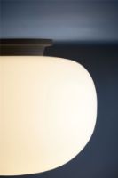 Billede af Frandsen Supernate Ceiling Lamp Ø: 28 cm - Opal White/Black