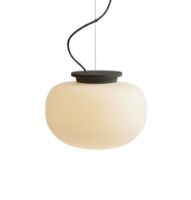 Billede af Frandsen Supernate Pendant Ø: 28 cm - Opal White/Black