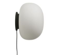 Billede af Frandsen Supernate Wall Lamp Ø: 38 cm - Opal White/Black
