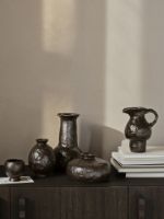 Billede af Ferm Living Doro Vase Small H: 11,5 cm - Coffee
