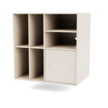 Billede af Montana QS Selection Spin II Reol Til Vinyler Med Ophængsbeslag 69,6x69,6x46,8cm - 158 Oat