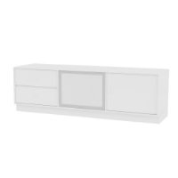 Billede af Montana QS Selection Octave VI Tv-Bord Med Sokkel 42,4x138x38 cm - 101 New White
