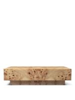 Billede af Ferm Living Burl Coffee Table Small H: 30 cm - Natural/Burl Veneer