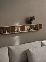 Billede af Ferm Living Bon Shelf Long H: 138 cm - Oiled Oak