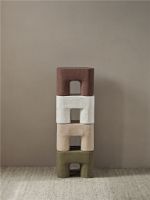 Billede af Ferm Living Podo Stool H: 25 cm - Khaki