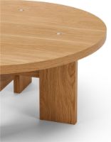 Billede af Thorup Copenhagen Mio Coffee Table Ø90 cm - Solid Oiled Oak