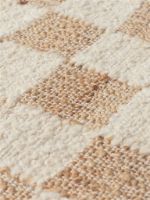 Billede af Ferm Living Check Wool Jute Runner 70x180 cm - Off white/Natural
