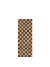 Billede af Ferm Living Check Wool Jute Runner 70x180 cm - Coffee/Natural