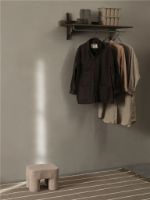 Billede af Ferm Living Sector Rack Shelf 87x37 cm - Smoked Oak/Brass
