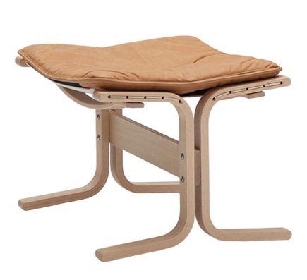 Billede af LK Hjelle Siesta Fiora Fodskammel - Nature/Vintage Cognac