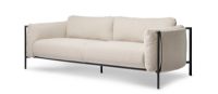 Billede af Bent Hansen Aware 3-pers. Sofa L: 227 cm - Ricco 21/Sort Stel