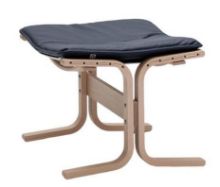 Billede af LK Hjelle Siesta Fiora Fodskammel - Nature/Elmo Rustical Blue