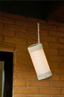 Billede af Hübsch Camp Transportabel Lampe H: 21 cm - Sand/Hvid/Flerfarvet