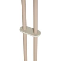 Billede af Hübsch Como Gulvlampe H: 165 cm - Beige/Hvid