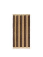 Billede af Ferm Living Ives Rug 80x140 cm - Tan/Chocolate