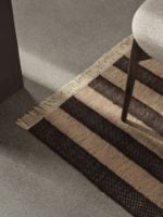 Billede af Ferm Living Ives Rug 80x140 cm - Tan/Chocolate