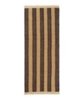 Billede af Ferm Living Ives Rug 80x200 cm - Tan/Chocolate