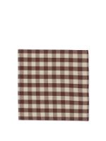 Billede af Ferm Living Bothy Check Napkins Set of 4 - Cinnamon/Grey Green