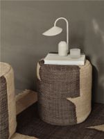 Billede af Ferm Living Forene Cylinder Pouf H: 42 cm - Tan/Chocolate