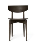 Billede af Ferm Living Herman Dining Chair Wood H: 75,5 cm - Dark Stained Beech
