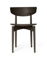 Billede af Ferm Living Herman Dining Chair Wood H: 75,5 cm - Dark Stained Beech