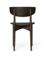 Billede af Ferm Living Herman Dining Chair Wood H: 75,5 cm - Dark Stained Beech