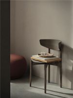 Billede af Ferm Living Herman Dining Chair Wood H: 75,5 cm - Dark Stained Beech