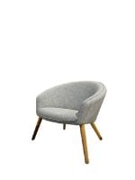 Billede af Fredericia Furniture 2632 Ditzel Loungestol SH: 37 cm - Hallingdal 130/180/Olieret Eg