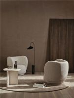 Billede af Ferm Living Rico Lounge Chair H: 76,5 cm - Soft Bouclé/Off-White Melange