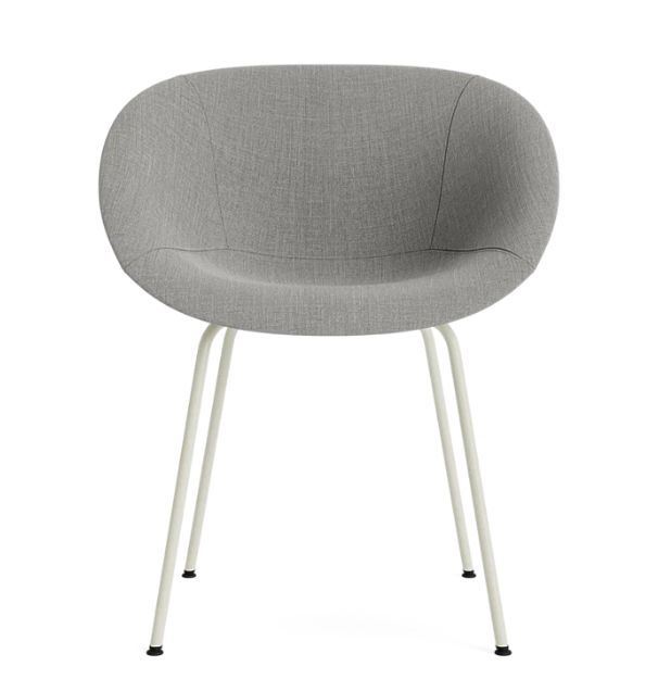 Billede af Normann Copenhagen Mat Armstol Fuldpolstret - Cream Stål/Grå Remix 133