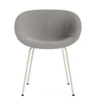 Billede af Normann Copenhagen Mat Armstol Fuldpolstret - Cream Stål/Grå Remix 133