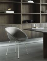 Billede af Normann Copenhagen Mat Armstol Fuldpolstret - Cream Stål/Grå Remix 133