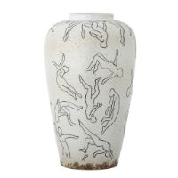 Billede af Bloomingville Adah Vase H: 34 cm - Natur/Stentøj