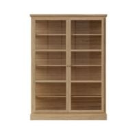 Billede af Lindebjerg Design Light Oak N2 Vitrineskab 151x208,5 cm - Lys Egetræ