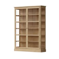 Billede af Lindebjerg Design Light Oak N2 Vitrineskab 151x208,5 cm - Lys Egetræ