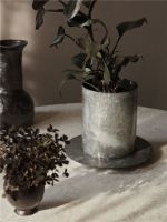 Billede af Ferm Living Auran Pot Small H: 21 cm - Galvanized Iron