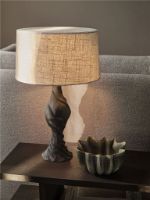 Billede af Ferm Living Moltan Table Lamp Base H: 40 cm - Black